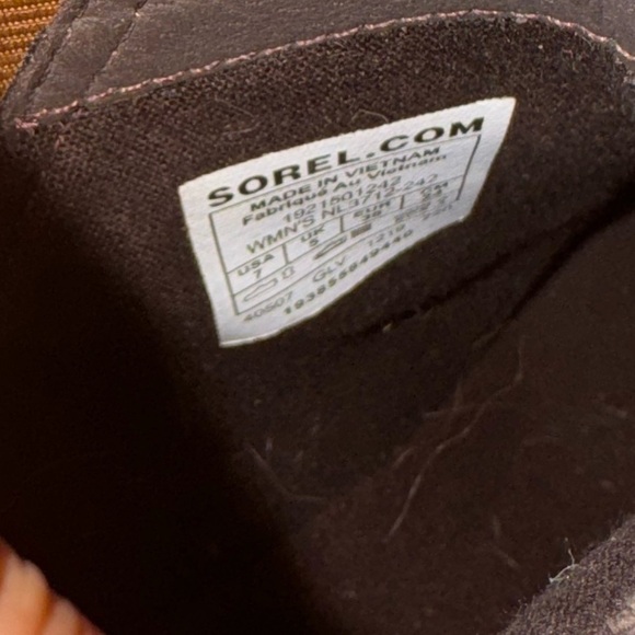 NWOT Women’s Sorel Cate Chelsea brown boots size 7 - Picture 7 of 7